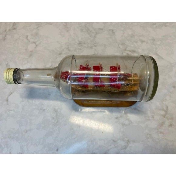 Ship in a Bottle - 11" x 5.25" - Picture 6 of 11